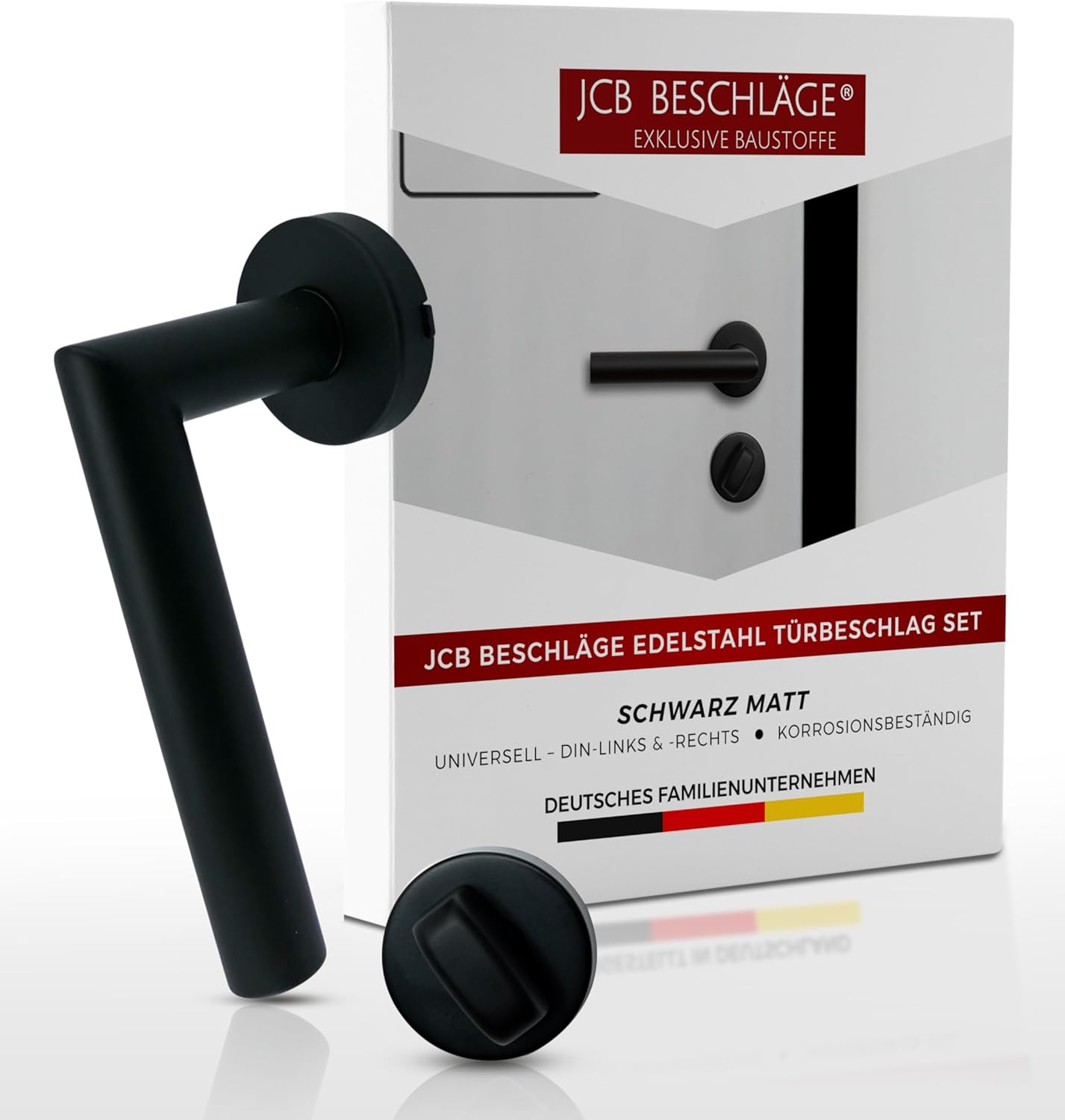 321.0228.10 Maniglia con rosette in ottone nichelato Bauhaus