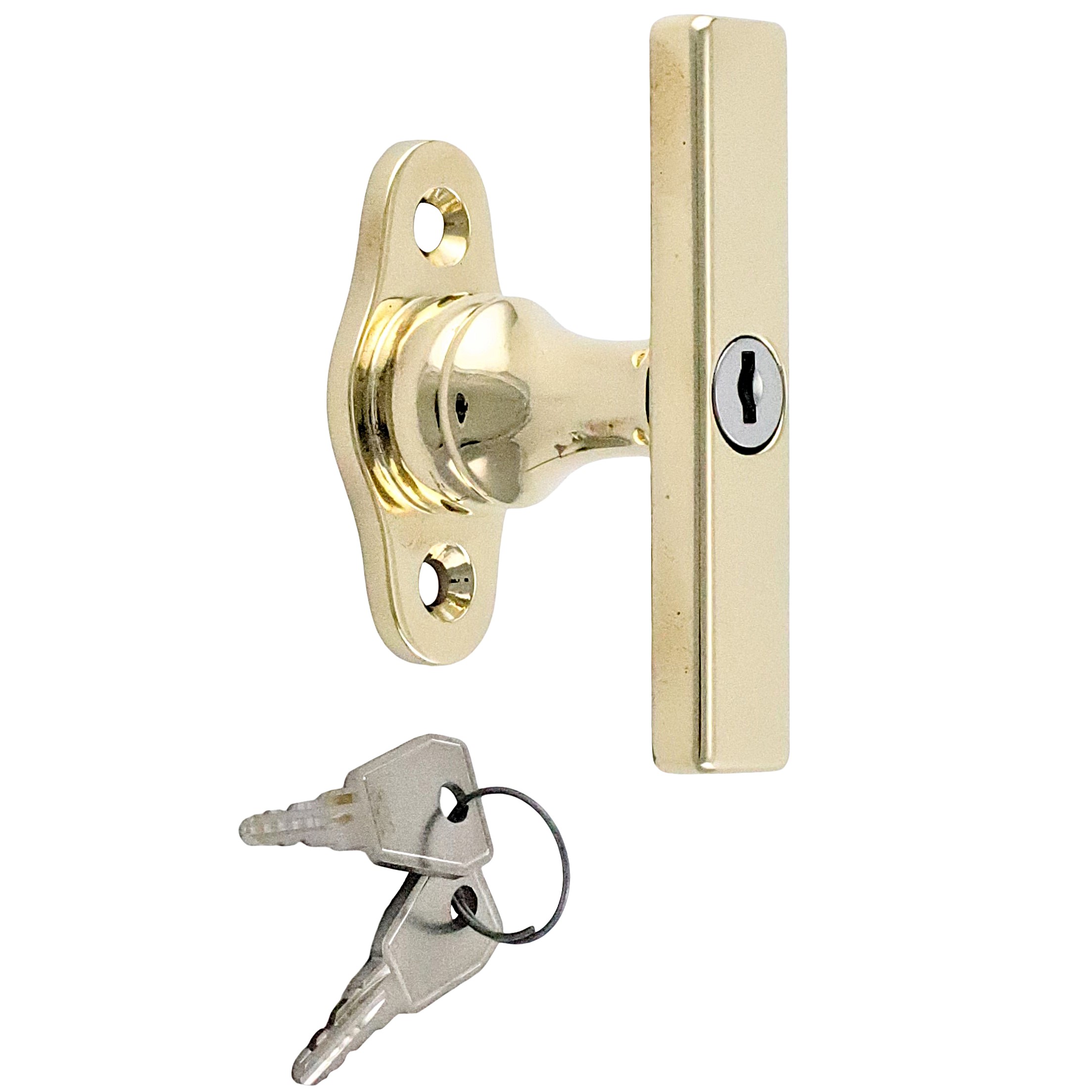 410.0079.35 Olivo per finestre JCB con serratura in stile anni '20 - ferramenta per finestre antiche, maniglie per finestre