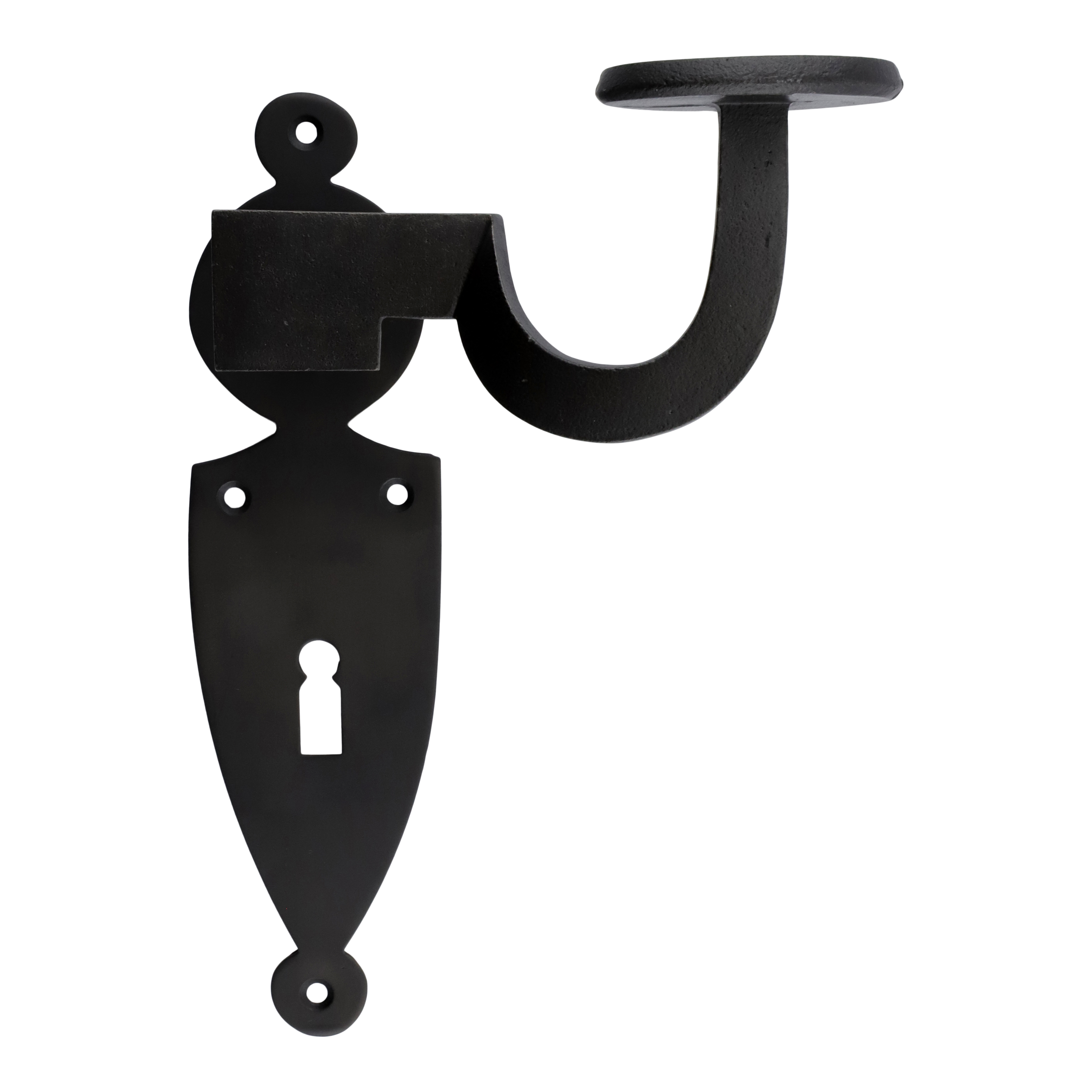 322.0102.70 Maniglie per porte con rosetta lunga Classicismo Ferro Nero 322.0102.70 Maniglie per porte con rosetta lunga Classicismo Ferro Nero