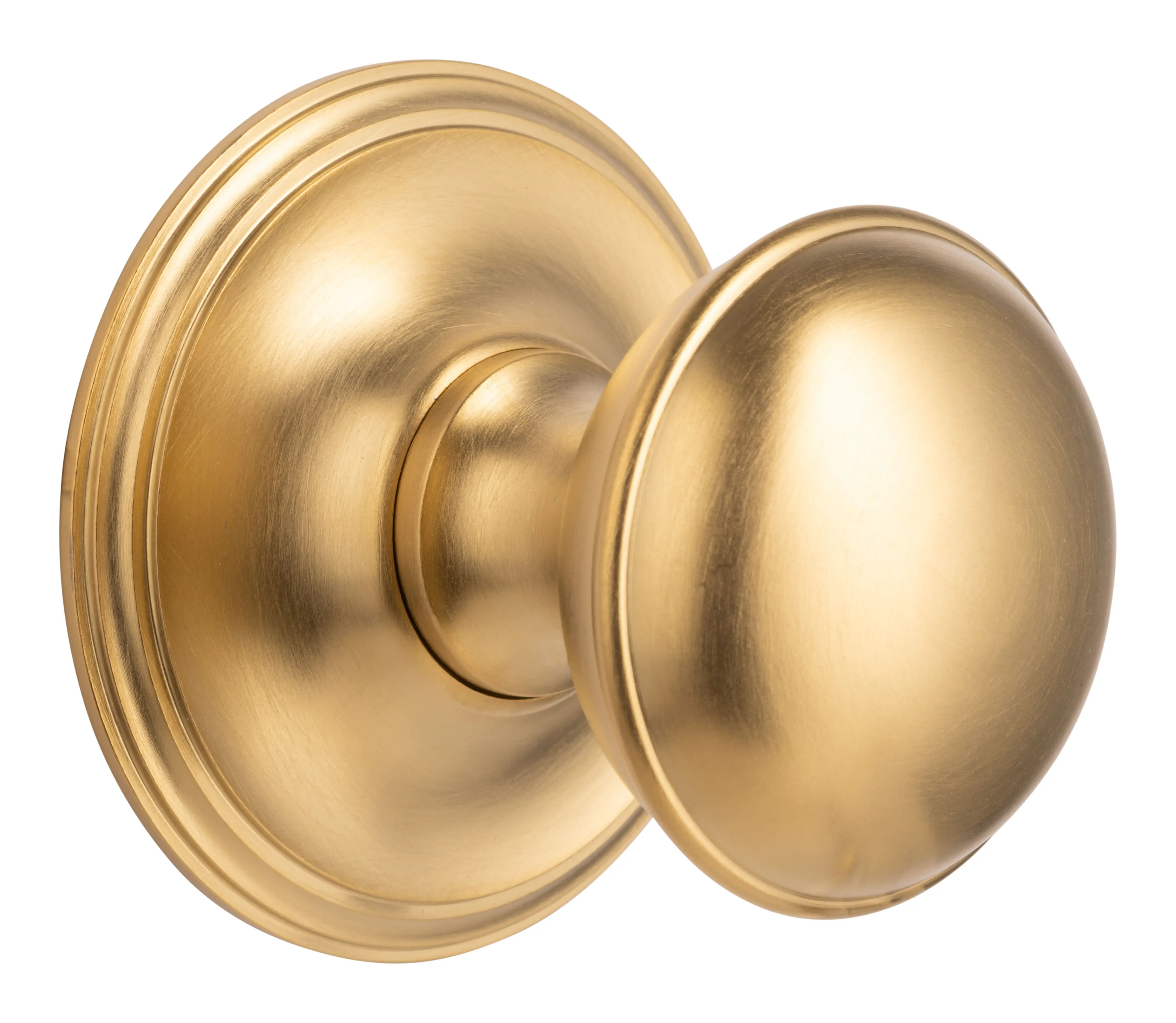 313.0024.35 Pomello per porta d'ingresso in ottone lucido stile anni '20