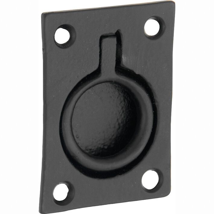 325.0053.70 Maniglia per porta scorrevole stile Bauhaus in ferro nero