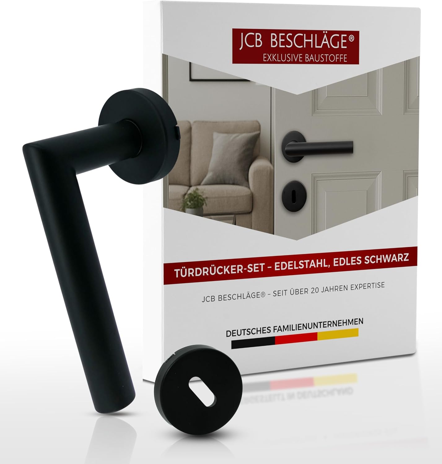 321.0228.10 Maniglia con rosette in ottone nichelato Bauhaus