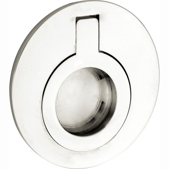 325.0049.10 Maniglia per porta scorrevole stile Bauhaus in ottone nichelato Poliet