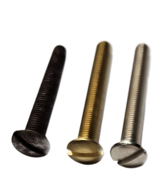 12383.15 Serratura per WC con manopola / serratura "libero/occupato" Ottone nichelato opaco 