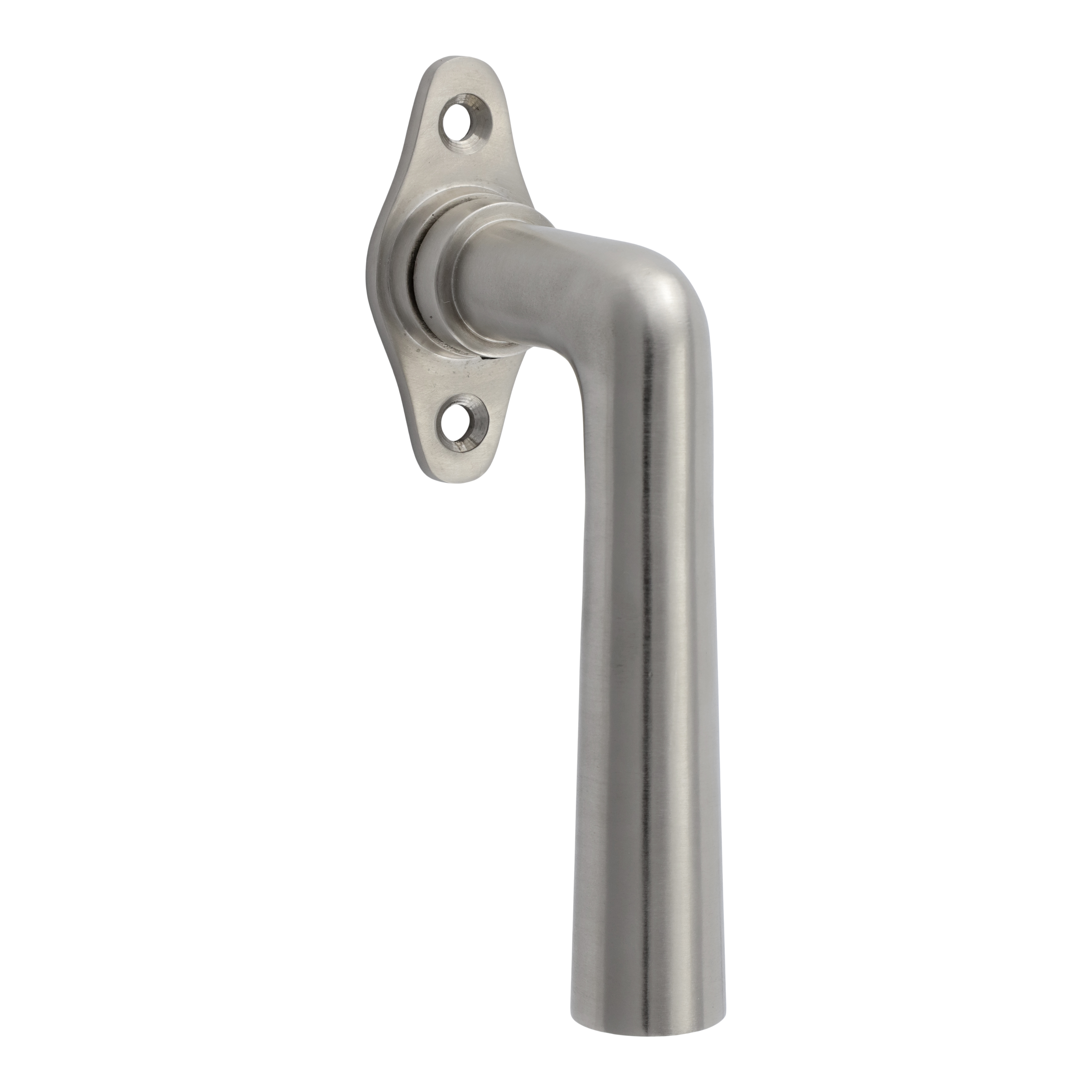 420.0118.15 Maniglia per finestra in stile anni '20 in ottone nichelato opaco 420.0118.15 Maniglia per finestra in stile anni '20 in ottone nichelato opaco